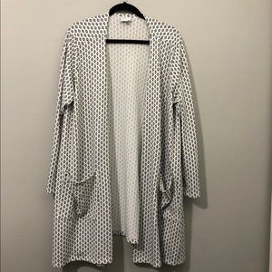 Black and white cardigan